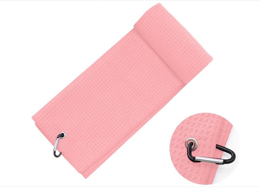 Golfballen Handdoek - Golf Handdoek + Borstel -Accessoires-Golf-Spullen.nl
