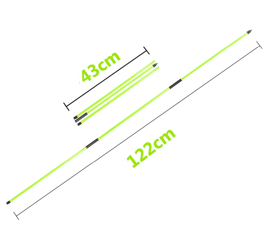 Opvouwbare Golf Alignment Sticks