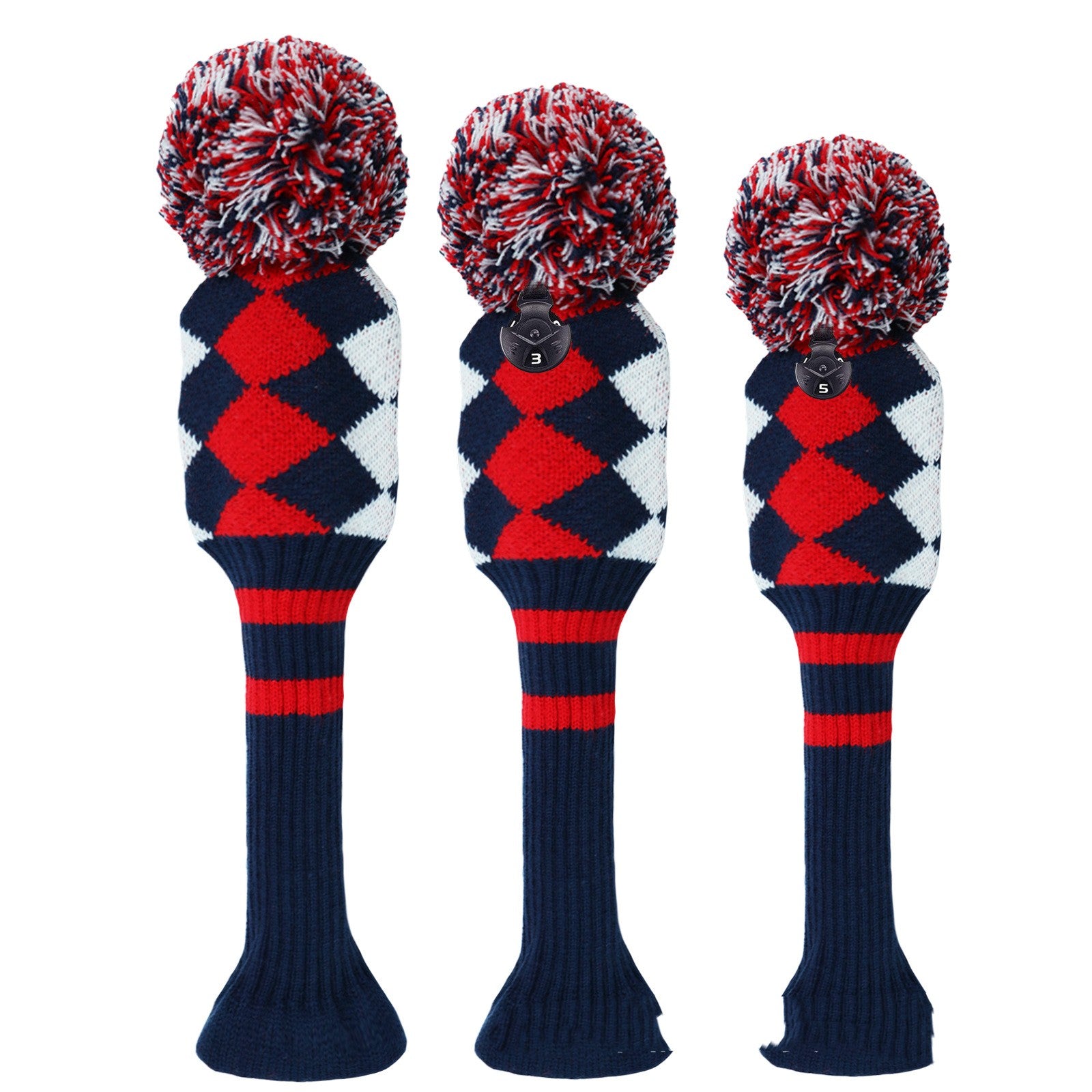 Golf Club Headcover Knitted Wool