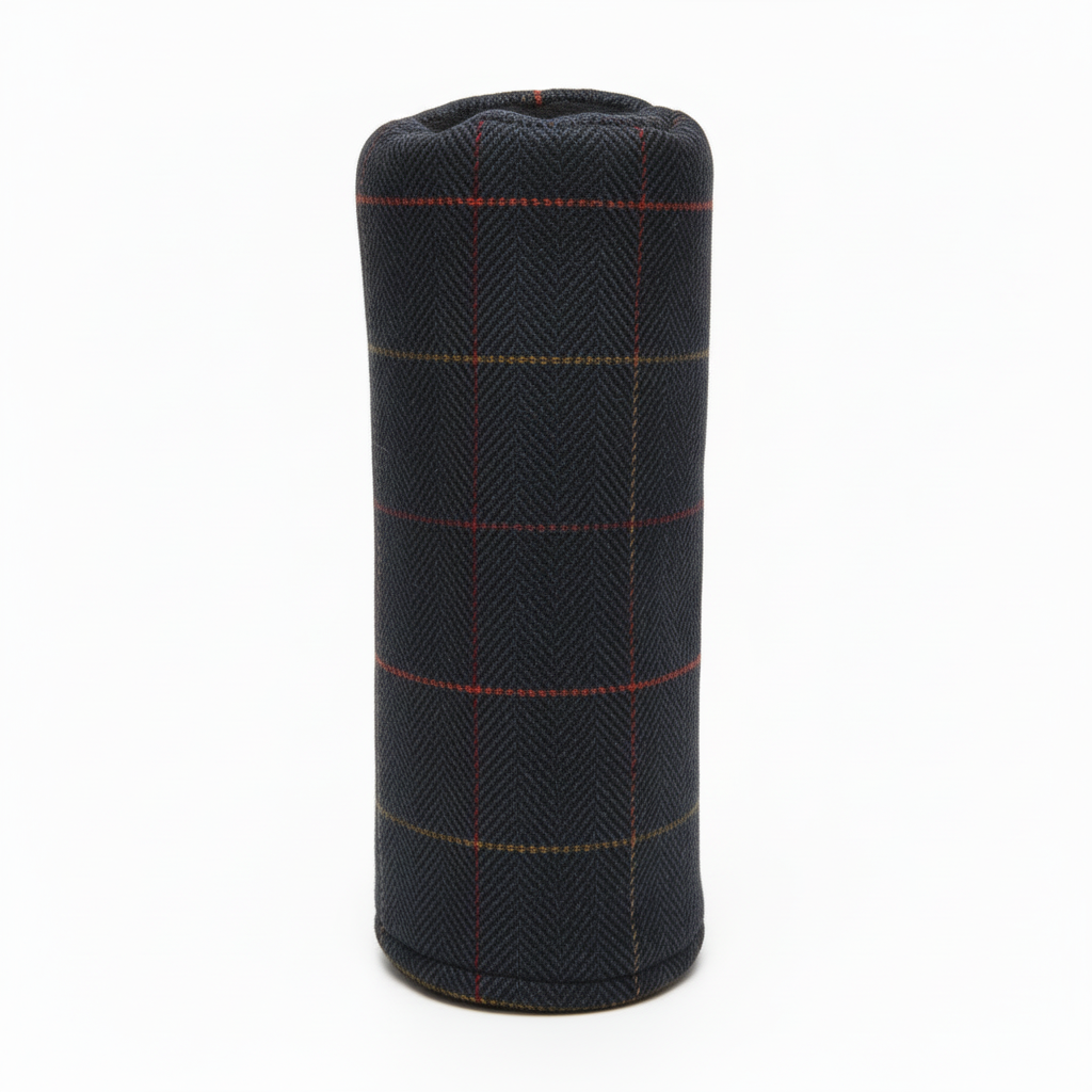 Driver headcover met ruitpatroon - productfoto